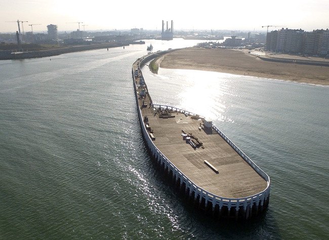 Waterbouw Voorbeeld van waterbouwkundige constructie